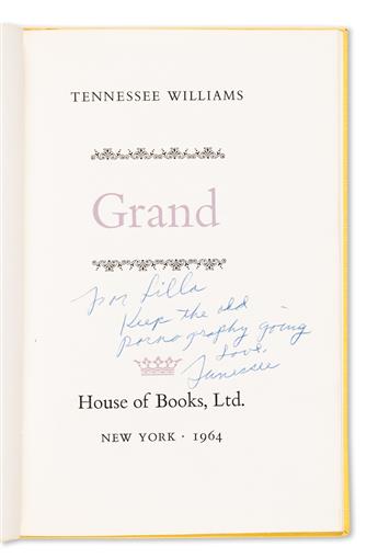 TENNESSEE WILLIAMS (1911-1983) Grand.